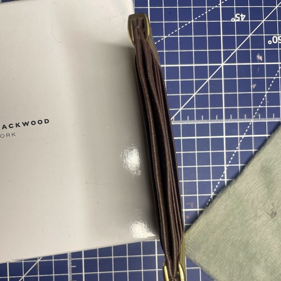 Brandon blackwood Bamboo B Card Holder in dark brown - Picture 4 of 4